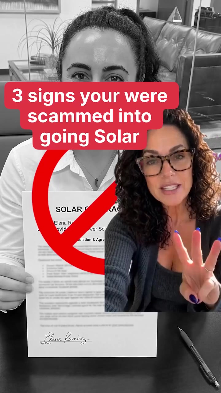 This ad shows how you were scammed into going solar